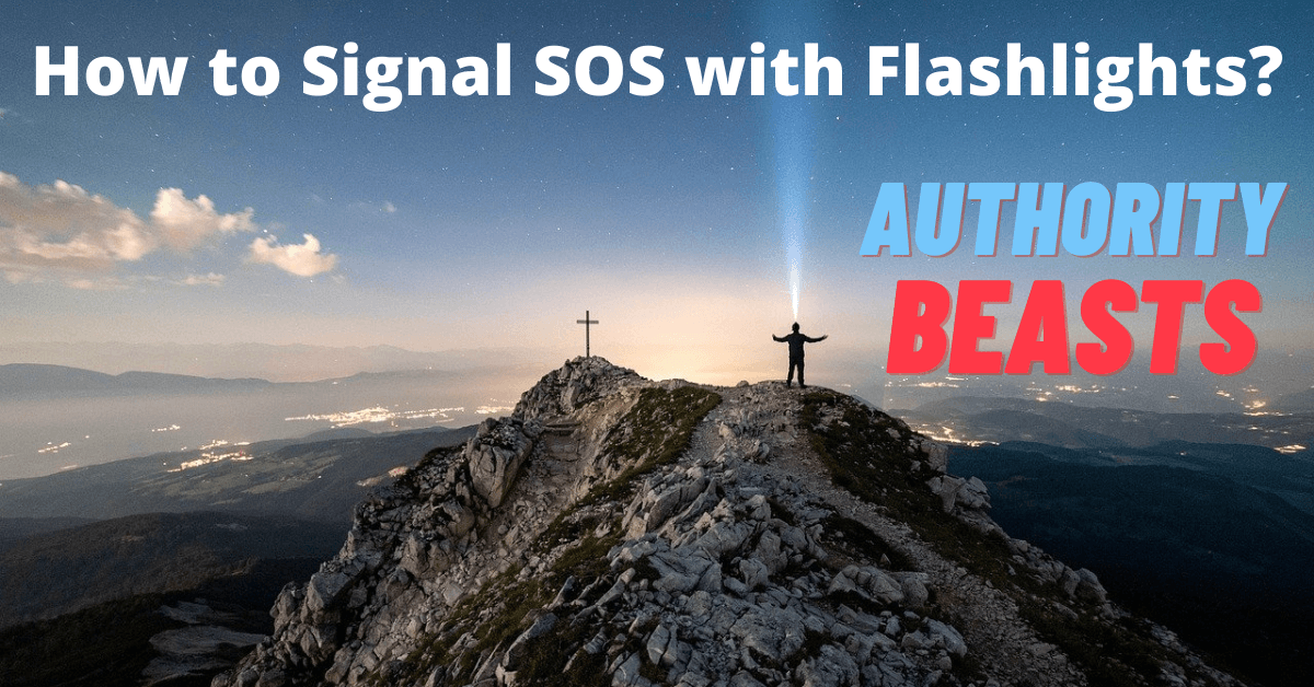 How to Signal SOS with flashlight?